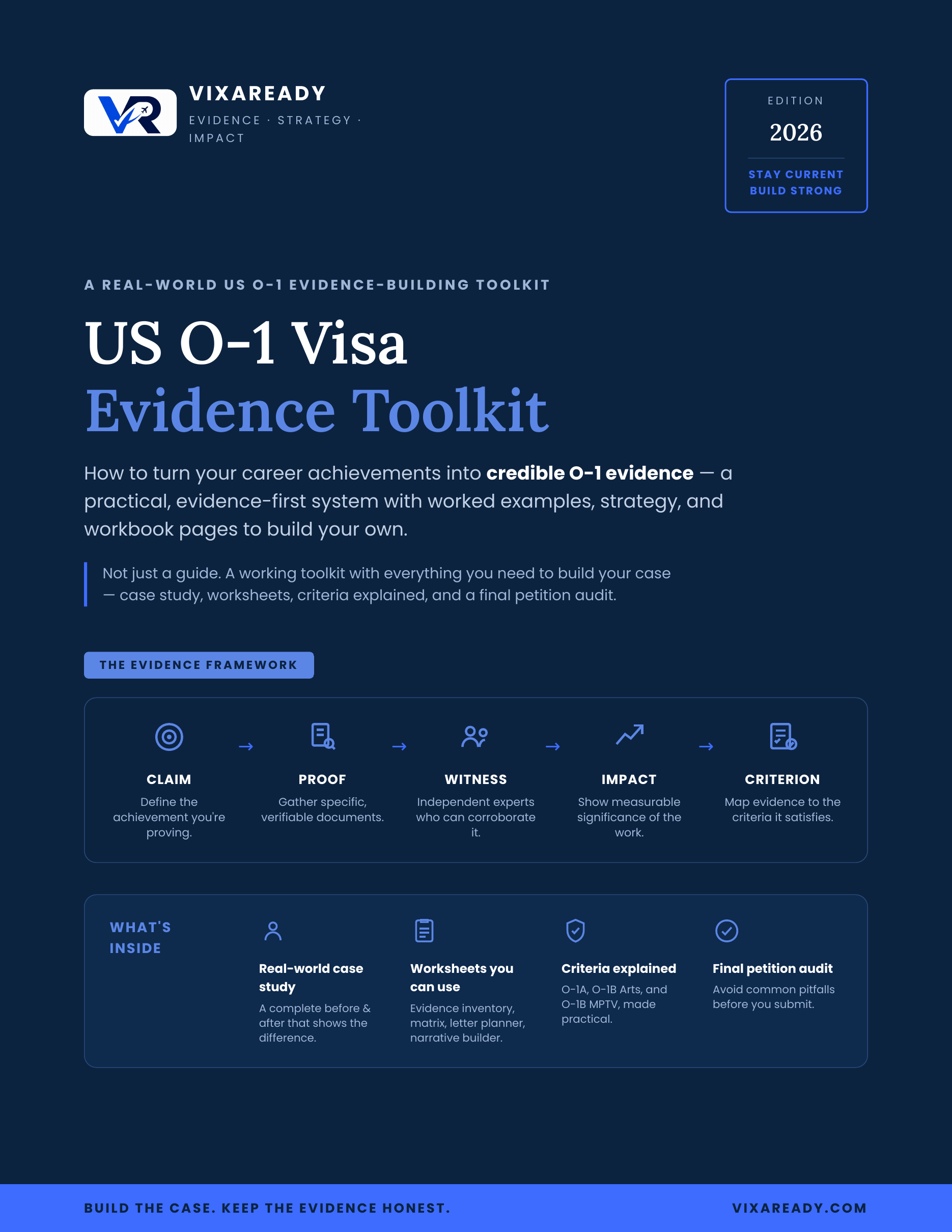 US O-1 Visa Evidence Toolkit cover